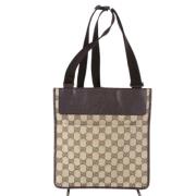 Pre-owned Canvas gucci-bags Gucci Vintage , Brown , Dames