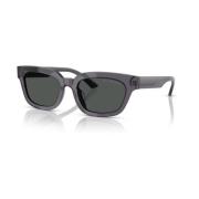 Donkergrijs Rook Zonnebril Emporio Armani , Gray , Dames