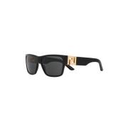 Ve4296 Gb187 Sunglasses Versace , Black , Heren