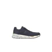 Blauwe Nineties Stijl Sneakers Premiata , Blue , Heren