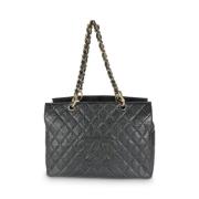 Pre-owned Leather chanel-bags Chanel Vintage , Black , Dames