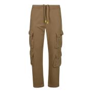 Cargo Sweatpants met meerdere zakken Barrow , Brown , Heren