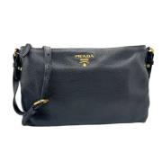 Pre-owned Leather prada-bags Prada Vintage , Black , Dames