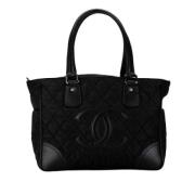 Pre-owned Fabric shoulder-bags Chanel Vintage , Black , Dames