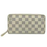 Pre-owned Fabric wallets Louis Vuitton Vintage , White , Dames