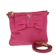 Pre-owned Nylon prada-bags Prada Vintage , Pink , Dames