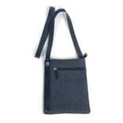 Pre-owned Leather shoulder-bags Bvlgari Vintage , Blue , Dames