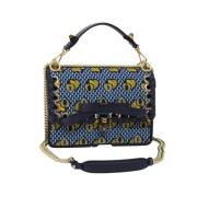 Pre-owned Suede fendi-bags Fendi Vintage , Blue , Dames