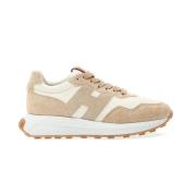 Beige Hardloopschoenen Sneakers Stijlvol Comfortabel Hogan , Beige , D...