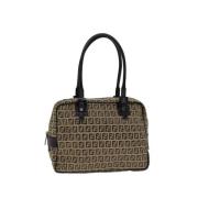 Pre-owned Canvas handbags Fendi Vintage , Brown , Dames