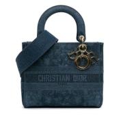 Pre-owned Denim handbags Dior Vintage , Blue , Dames