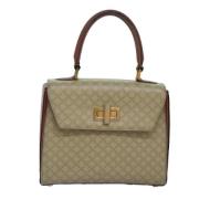 Pre-owned Canvas celine-bags Celine Vintage , Beige , Dames