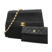 Pre-owned Fabric chanel-bags Chanel Vintage , Black , Dames