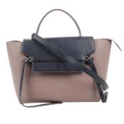 Pre-owned Leather handbags Celine Vintage , Pink , Dames