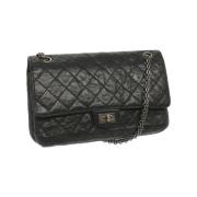 Pre-owned Leather chanel-bags Chanel Vintage , Black , Dames