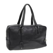 Pre-owned Leather totes Prada Vintage , Black , Dames