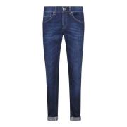 Slim Fit Maatwerk Jeans Dondup , Blue , Heren