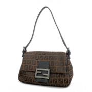 Pre-owned Canvas fendi-bags Fendi Vintage , Brown , Dames