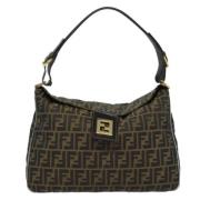 Pre-owned Canvas fendi-bags Fendi Vintage , Brown , Dames