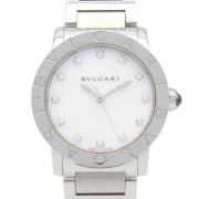 Pre-owned Metal watches Bvlgari Vintage , Gray , Heren