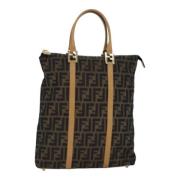 Pre-owned Canvas fendi-bags Fendi Vintage , Brown , Dames