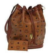 Pre-owned Leather shoulder-bags MCM Pre-owned , Brown , Dames