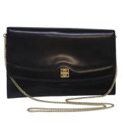 Pre-owned Leather shoulder-bags Givenchy Pre-owned , Black , Dames