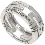 Pre-owned White Gold rings Bvlgari Vintage , Gray , Dames