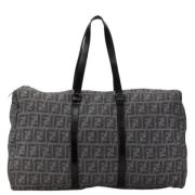 Pre-owned Wool travel-bags Fendi Vintage , Gray , Dames