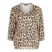 Blouse met dierenprint Betty Barclay , Beige , Dames