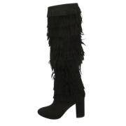 Pre-owned Suede boots Dolce & Gabbana Pre-owned , Black , Dames