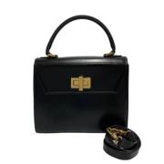 Pre-owned Leather celine-bags Celine Vintage , Black , Dames