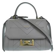 Pre-owned Leather handbags Givenchy Pre-owned , Gray , Dames