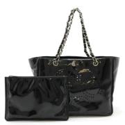 Pre-owned Fabric chanel-bags Chanel Vintage , Black , Dames