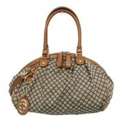 Pre-owned Leather gucci-bags Gucci Vintage , Beige , Dames