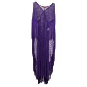 Pre-owned Knit dresses Missoni Pre-owned , Purple , Dames