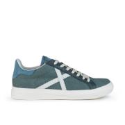 Rete Tennis Sneaker Retro Stijl Munich , Blue , Heren