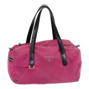 Pre-owned Nylon prada-bags Prada Vintage , Pink , Dames