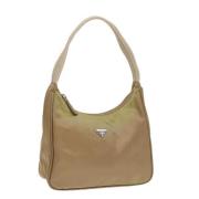 Pre-owned Nylon prada-bags Prada Vintage , Beige , Dames