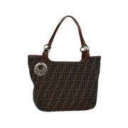 Pre-owned Canvas fendi-bags Fendi Vintage , Black , Dames