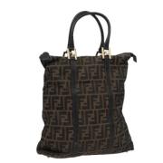 Pre-owned Canvas fendi-bags Fendi Vintage , Brown , Dames