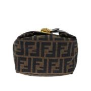 Pre-owned Canvas handbags Fendi Vintage , Brown , Dames