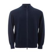 Blauwe Katoenen Crew Neck Sweater Armani Exchange , Blue , Heren