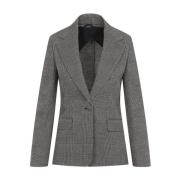 Tijdloze Zwarte Blazer voor Vrouwen Max Mara , Gray , Dames