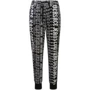 Zwarte Broek voor Vrouwen Aw24 Versace Jeans Couture , Black , Dames