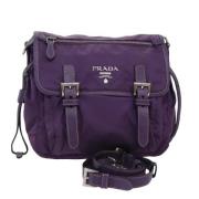 Pre-owned Nylon prada-bags Prada Vintage , Purple , Dames