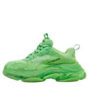 Pre-owned Mesh sneakers Balenciaga Vintage , Green , Heren