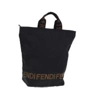 Pre-owned Canvas fendi-bags Fendi Vintage , Black , Dames