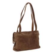 Pre-owned Suede chanel-bags Chanel Vintage , Brown , Dames