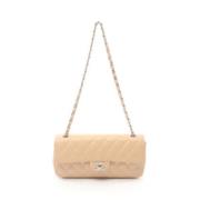 Pre-owned Fabric chanel-bags Chanel Vintage , Beige , Dames